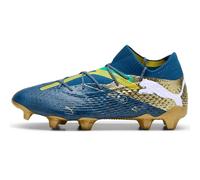 Puma - Future 7 Ultimate Bna Fg/Ag Scarpe Uomo, Blu vela/Blu Marino/Giallo Pelé/Erba, 44.5 EU