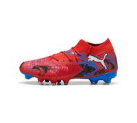 Puma Scarpe da Calcio Unisex Future 8 Match Playmakers FG/AG, Rosso, Nero, Ultra Blu-Rosa, Numero 42, Puma Red Puma Nero Ultra Blu Rosa Pixel, 43 EU