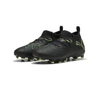 PUMA Future 8 Match Fg/AG Jr, Scarpe da Calcio, Black Fizzy Light Green Terrain, 34 EU