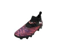 Puma Future 8 Match FG/AG JR - Scarpe da Calcio Unisex, Puma Black-Puma White-Glowing Red,