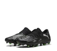 PUMA Future 8 Match Low FG/AG - Scarpe da Calcio Unisex, PUMA Black-PUMA Silver-Fluo Green,