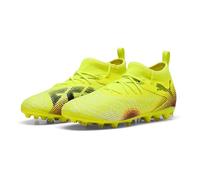 PUMA Future 8 Match MG JR, Scarpe da Calcio, Yellow Alert Black-Sun Struck, 38 EU