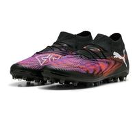 Puma Future 8 Match MG - Scarpe da Calcio Unisex, Puma Black-Puma White-Glowing Red,