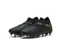 PUMA Scarpe da calcio FUTURE 8 MATCH MxSG unisex, Scarpe, Nero/Fizzy Light/Verde Terrain, 44.5 44.5