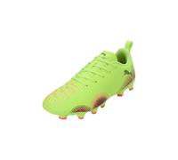 PUMA Future 8 Play FG/AG JR, Scarpe da Calcio, Yellow Alert Black-Sun Struck, 37 EU
