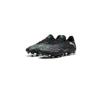PUMA Future 8 Play FG/AG, Scarpe da Calcio Unisex-Adulto, Black Silver-Fluo Green, 44.5 EU