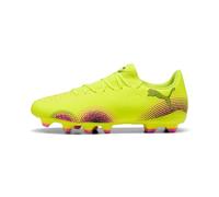 PUMA Future 8 Play FG/AG, Scarpe da Calcio Unisex-Adulto, Yellow Alert Black-Sun Struck, 42.5 EU
