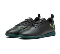 PUMA Future 8 Play It Jr, Scarpe da Calcio, Nero Fizzy Verde Chiaro Terreno, 38.5 EU