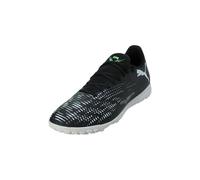 PUMA Future 8 Play TT, Scarpe da Calcio Unisex-Adulto, Black Silver-Fluo Green, 43 EU
