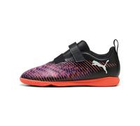 PUMA Future 8 Play TT V JR, Scarpe da Calcio, Black White-Glowing Red, 34.5 EU