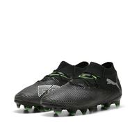 PUMA Future 8 PRO FG/AG JR, Scarpe da Calcio, Black Silver-Fluo Green, 38.5 EU