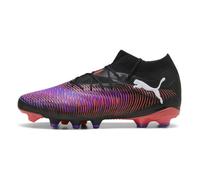 Puma Future 8 PRO FG/AG - Scarpe da Calcio Unisex, Puma Black-Puma White-Glowing Red,