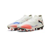 PUMA Future 8 PRO Fg/AG, Scarpe da Calcio Unisex-Adulto, Bianco Nero Rosso Brillante, 44.5 EU