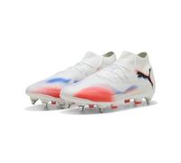 PUMA Future 8 PRO Mxsg, Scarpe da Calcio Unisex-Adulto, Bianco Nero Rosso Brillante, 39 EU