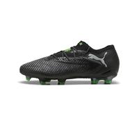 PUMA FUTURE 8 ULTIMATE Low FG Football Boots Unisex, Scarpe, Nero/Cool Light Grigio/Verde, 42.5 42.5