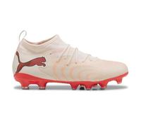 Puma Future 9 Match FG/AG JR Scarpa da Calcio, SUGARED Almond White-Ultra Red Black, Taglia 40