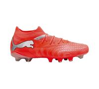 PUMA Future 9 Match FG/AG, Scarpe da Calcio Unisex Adulto, Rosso Brillante Bianco Nero Argento, 40 EU, Rosso Brillante Puma Bianco Puma Nero Puma Argento, 40 EU