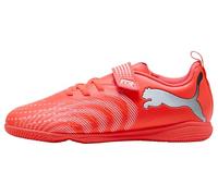 PUMA Future 9 Play IT V JR - Scarpa da Calcio, Colore: Rosso Acceso, Bianco e Nero, Taglia 36, Glowing Red PUMA White PUMA Black, 34.5 EU
