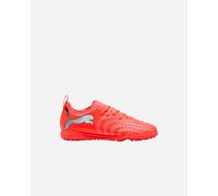 PUMA Future 9 Play TT JR Scarpa da Calcio, Rosso Glowing Bianco Nero Argento, 1 UK, Glowing Red PUMA White PUMA Black PUMA Silver, 33 EU