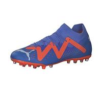 PUMA Future Match MG, Scarpe da Calcio Unisex-Adulto, Blu Glimmer Bianca Ultra Arancione, 42.5 EU