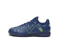 PUMA Future Play TT Jr, Scarpe da Calcio, Blu Persiano Verde PRO, 37.5 EU
