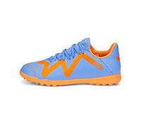 PUMA Future Play TT JR, Scarpe da Calcio Unisex-Adulto, Blue Glimmer White-Ultra Orange, 38.5 EU