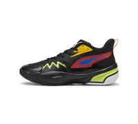 Scarpe da basket da uomo PUMA Genetics puma nero/per sempre rosso (45 EU)