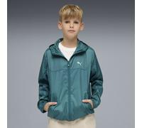 PUMA Giacca a vento Essentials vestibilità regolare per ragazzi, Abbigliamento, Verde, 6-7Y 6-7Y