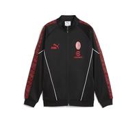 PUMA Giacca AC Milan KING Anthem per ragazzi, Abbigliamento, Nero/Rosso, 15-16Y 15-16Y