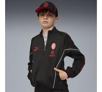 PUMA Giacca AC Milan KING Anthem per ragazzi, Abbigliamento, Nero/Rosso, 7-8Y 7-8Y