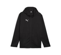 PUMA Teamfinal Training Fleece Jkt Giacca con Cappuccio, Nero Argento, M Unisex-Adulto