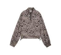 PUMA Giacca con Zip e Stampa Essentials dal Taglio Morbido da Donna M, Sandstone Beige
