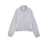 PUMA Giacca con Zip Sport dal Taglio Morbido da Donna S, Vibrant Silver Gray