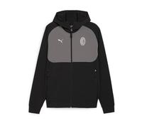 PUMA Giacca da allenamento AC MILAN PREMATCH WOVEN Nero e Grigio XXL, nero e grigio, XXL
