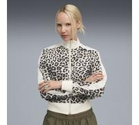 PUMA Giacca da corsa con stampa integrale T7 LEO LUXE da donna, Abbigliamento, Bianco, M M