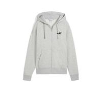 PUMA Giacca di felpa sportiva 'Ess No. 1' grigio / nero Donna PUMA XS grigio / nero