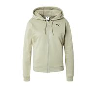 PUMA Giacca di felpa sportiva 'TAD ESSENTIAL' cachi / nero Donna PUMA XS cachi / nero