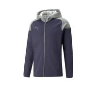 PUMA Teamcup Casual con Cappuccio Jkt, Giacca Uomo, Notte parigina, L