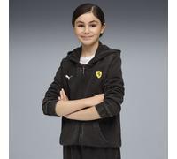 PUMA Giacca felpata con cappuccio Scuderia Ferrari Sportswear per ragazzi, Abbigliamento, Nero, 5-6Y 5-6Y