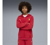 PUMA Giacca felpata con cappuccio Scuderia Ferrari Sportswear per ragazzi, Abbigliamento, Rosso Corsa, 9-10Y 9-10Y