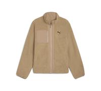 Puma Giacca Ibrida Reversibile in Sherpa Ice Coffee da Uomo L Marrone