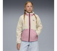 PUMA Giacca ibrida Sherpa per ragazzi, Abbigliamento, Alpine Snow, 13-14Y 13-14Y