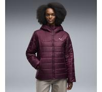 PUMA Giacca imbottita con cappuccio Essentials da donna, Abbigliamento, Rosso, L L