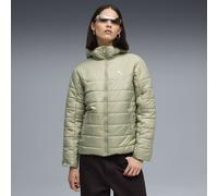 PUMA Giacca imbottita con cappuccio Essentials da donna, Abbigliamento, Verde, L L