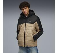 PUMA Giacca imbottita con cappuccio Essentials da uomo, Abbigliamento, Ice Coffee, L L