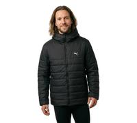 PUMA Giacca imbottita con cappuccio Essentials da uomo, Abbigliamento, Nero, M M