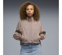 Puma Her Relaxed Fit Full Zip Sweatshirt Marrone S Donna