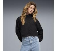 PUMA Giacca in tessuto con zip HER dal taglio morbido da donna, Abbigliamento, Nero, M M