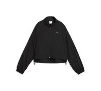 PUMA Giacca in Tessuto con Zip Her dal Taglio Morbido da Donna L, Black
