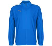 Puma 4063699251579 teamLIGA Sideline Jacket Maglione, S, Electric Blue Lemonade/Puma White